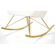 Šūpuļkrēsls ar zelta kājām LIBERTO